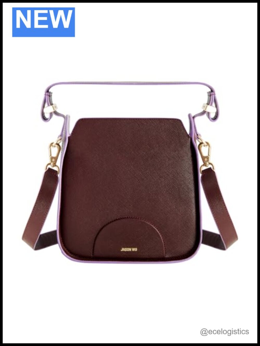 Leather Convertible Shoulder Bag with Adjustable Strap